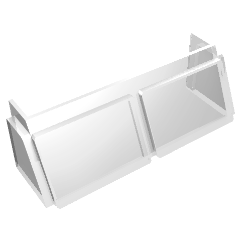 LEGO 13756 - Glass for Windscreen 2 x 6 x 2 Train