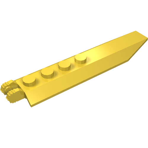 LEGO 14137 - Hinge Plate 1 x 8 with Angled Side Extensions, Squared Plate Underside