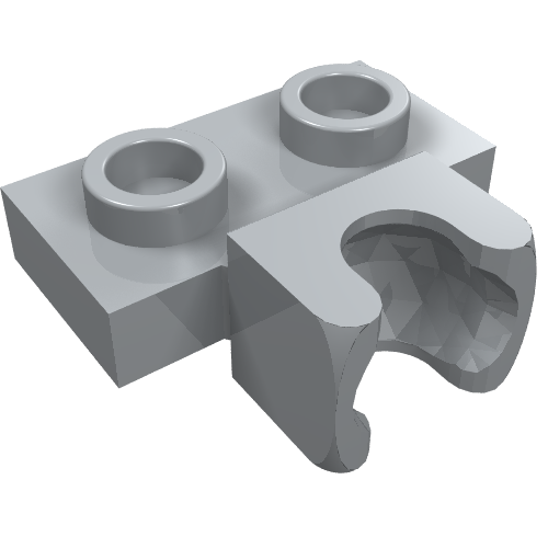 LEGO 14704 - Plate, Modified 1 x 2 with Small Tow Ball Socket on Side