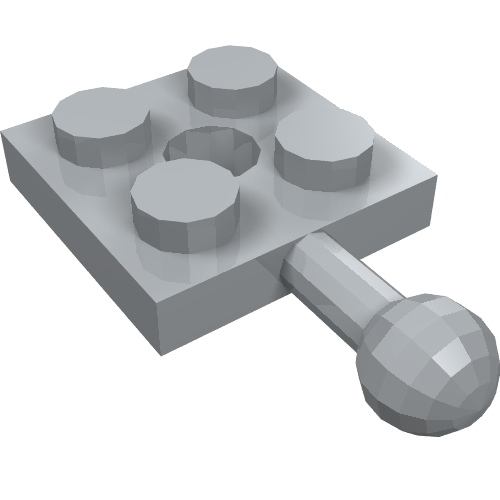 LEGO 15456 - Plate, Modified 2 x 2 with Tow Ball and Hole