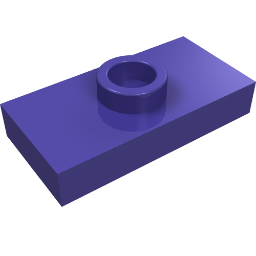 LEGO 15573 - Plate, Modified 1 x 2 with 1 Stud with Groove and Bottom Stud Holder (Jumper)