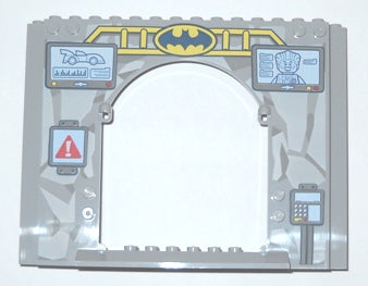 LEGO 15626pb01 - Paneel 4 x 16 x 10 met Batman Logo, Joker en Auto Patroon