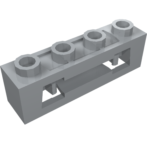 LEGO 16968 - Projectile Launcher, 1 x 4 with Inside Clips (Disk Shooter)