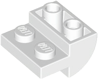 LEGO 1750 - Slope, Curved 2 x 2 Inverted with 2 Recessed Studs
