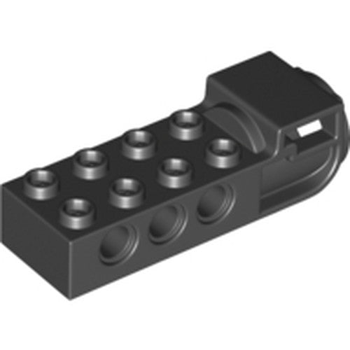 LEGO 18585 - Technic, Aangepaste steen 2 x 4 met Pin Holes en Flywheel Socket (Ninjago Airjitzu Flyer Handle)