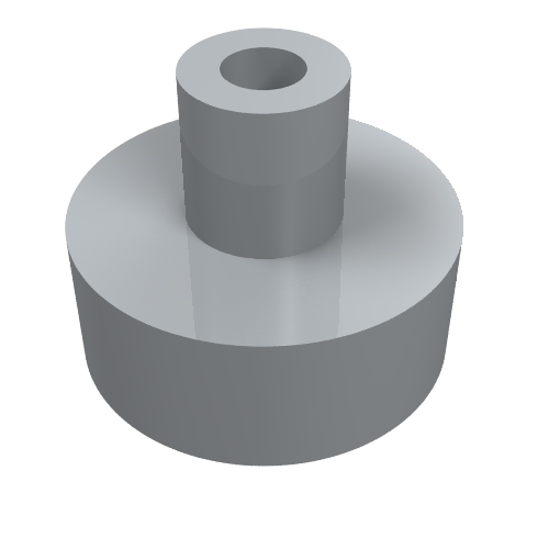 LEGO 20482 - Ronde tegel 1 x 1 met Bar en Pin Holder