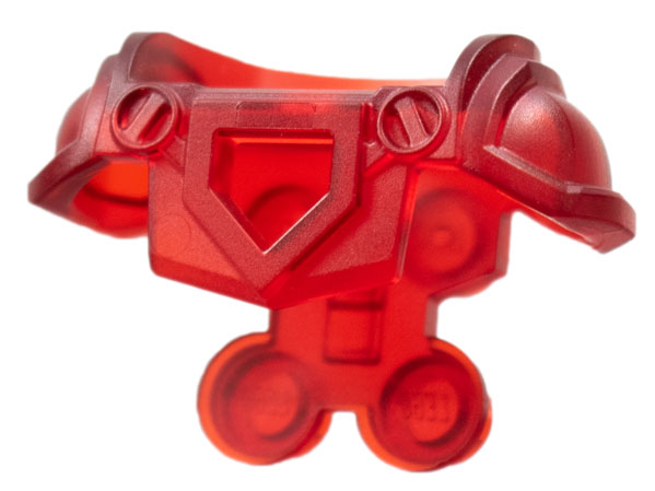 LEGO 22402 - Minifigure Harnas Borstplaat met Schouderbeschermers, Vijfhoekige Uitsparing en 4 Studs aan de Achterkant