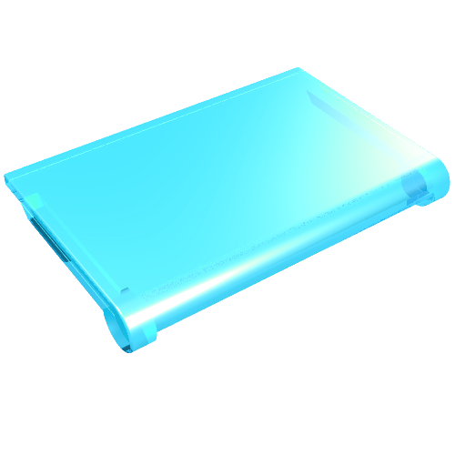 LEGO 2348a - Glass for Hinge Car Roof 4 x 4 Sunroof without Ridges