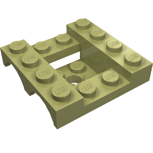 LEGO 24151 - Voertuig, Dubbele spatbord 4 x 4 x 1 1/3