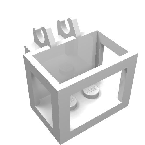 LEGO 2424 - Crane Bucket Lift Basket 2 x 3 x 2 with Non-Locking Hinge Fingers