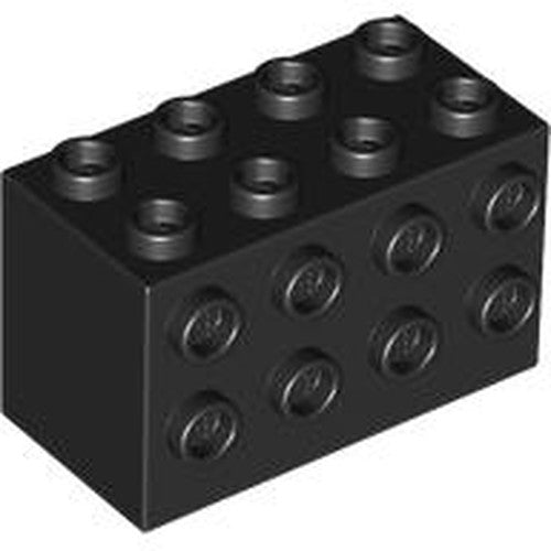 LEGO 2434 - Aangepaste steen 2 x 4 x 2 met studs aan zijkanten