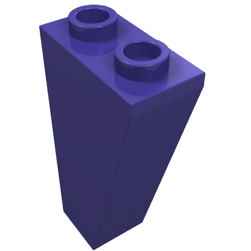 LEGO 2449 - Helling, omgekeerd 75 2 x 1 x 3