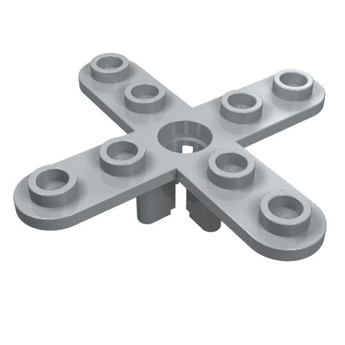 LEGO 2479 - Propeller 4 Blade 5 Diameter with Rounded Ends and Open Hub