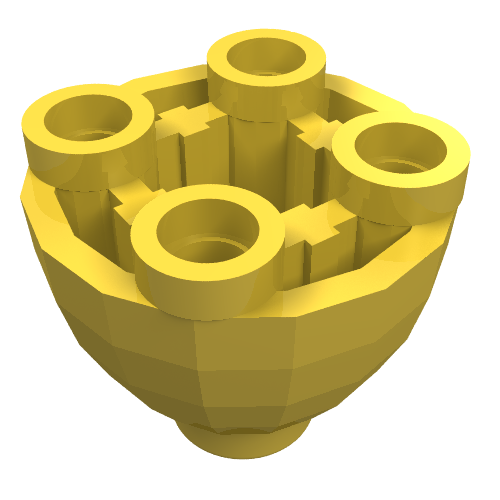 LEGO 24947 - Brick, Round 2 x 2 Dome Bottom with Studs