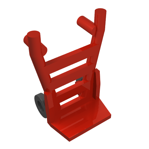 LEGO 2495c01 - Minifigure, Handtruck accessoire (2495 / 2496)