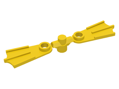 LEGO 2599sprue - Minifigure voetbeslag flippers, 2 op sprue