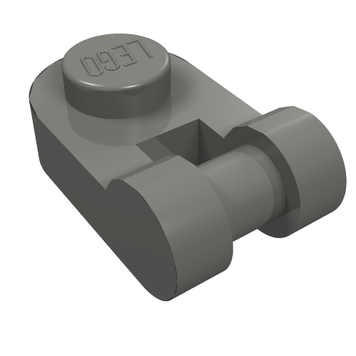 LEGO 26047 - Plate, Round 1 x 1 with Bar Handle