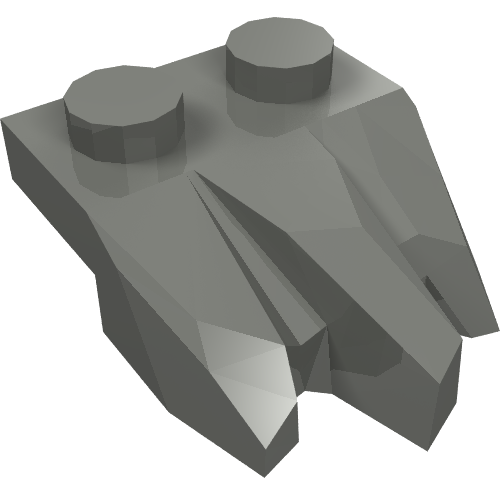 LEGO 27261 - Aangepaste plaat 1 x 2 met 3 klauwen / rotsvingers