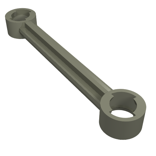 LEGO 2739b - Technic, Koppeling 1 x 6 met Stoppers
