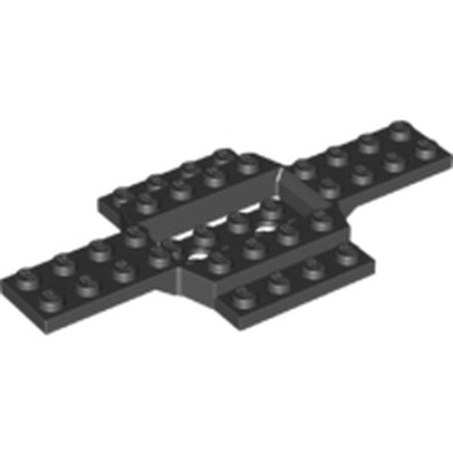 LEGO 28324 - Voertuigbasis 6 x 12 met 2 x 4 verzonken middenstuk en gladde onderkant