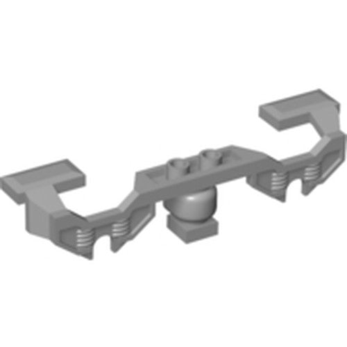 LEGO 2871b - Treinmotor 9V Decoratieve zijde met Open Hub Points (past op RC Treinmotor) - Getrapte uiteinden