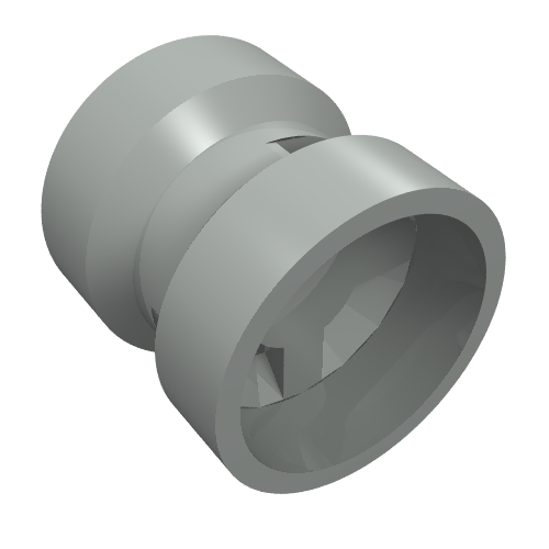 LEGO 30027a - Wiel 8mm D. x 9mm voor Slicks, Ronde gat voor Wheels Holder Pin