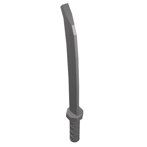 LEGO 30173 - Minifigure, Weapon Sword, Shamshir / Katana (Octagonal Guard)