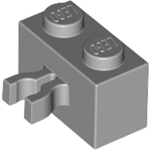 LEGO 30237a - Aangepaste steen 1 x 2 met Split U Clip Thick (Vertical Grip)