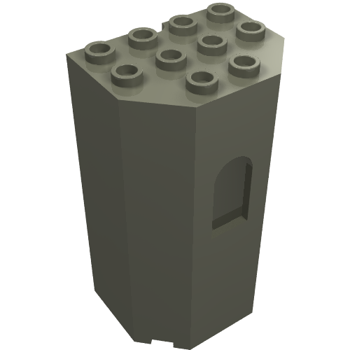 LEGO 30246 - Panel 3 x 4 x 6 Turret Wall with Window