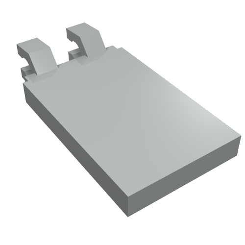 LEGO 30350a - Tile, Modified 2 x 3 with 2 Clips Angled