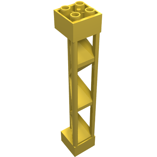 LEGO 30517 - Support 2 x 2 x 10 Girder Triangular Vertical - Type 1 - Solid Top, 3 Posts