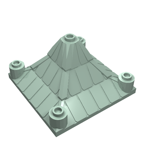 LEGO 30614 - Dakstuk 6 x 6 x 3 Puntig