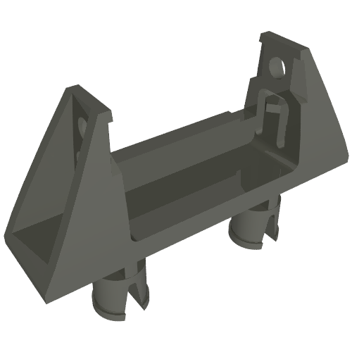 LEGO 30636 - String Reel houder 1 x 4 x 2 met 2 Technic Pins