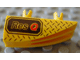 LEGO 30647px2 - Vehicle, Fairing 1 x 4 Side Flaring Intake with 2 Pins with Res-Q Pattern Right