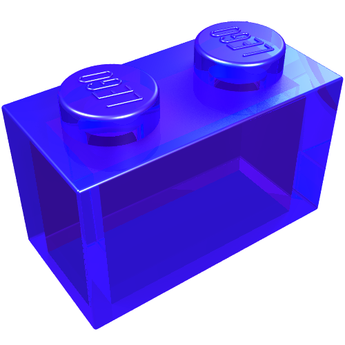 LEGO 3065 - Brick 1 x 2 without Bottom Tube