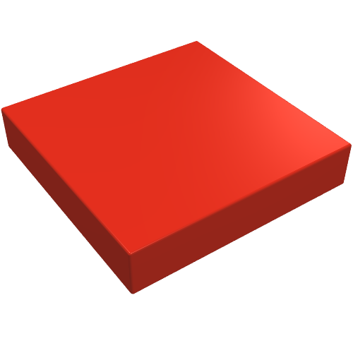 LEGO 3068a - Tegel 2 x 2 zonder groef Pat Pend.
