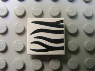 LEGO 3068pb0012 - Tegel 2 x 2 met Safari Patroon