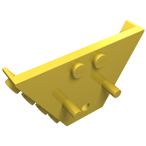 LEGO 3145 - Voertuig, Plat tipper uiteinde met pins