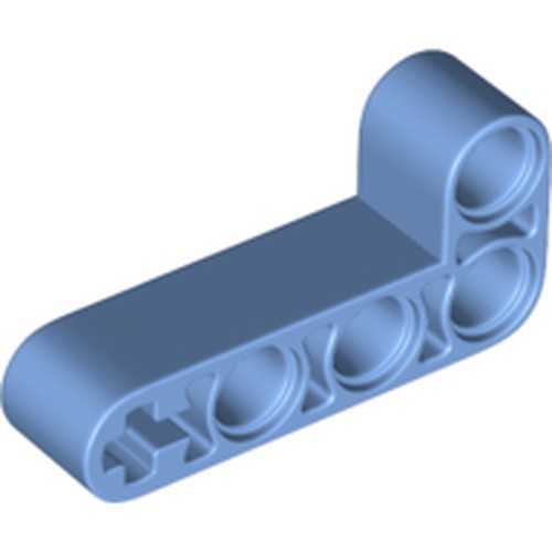 LEGO 32140 - Light Bluish Gray Technic, Liftarm, Modified Bent Thick L-Shape 2 x 4