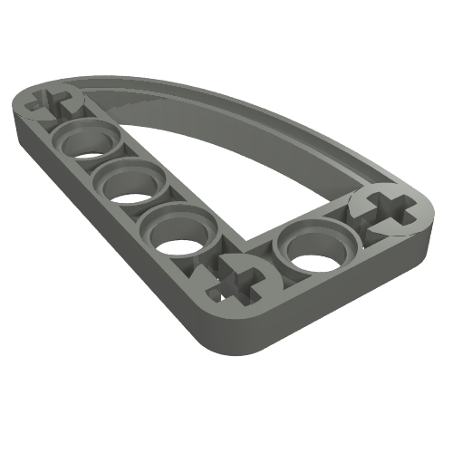 LEGO 32250 - Technic, Liftarm, Modified L-Shape Quarter Ellipse Thin 3 x 5
