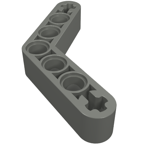 LEGO 32348 - Technic, Liftarm, Modified Bent Thick 1 x 7 (4 - 4)