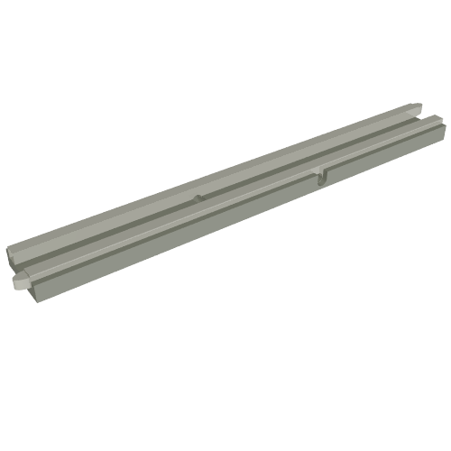 LEGO 3242 - Trein, 12V Geleidingsrail Recht