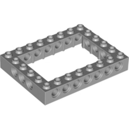 LEGO 32532 - Licht Blauwgrijs Technic, Steen 6 x 8 met Open Midden