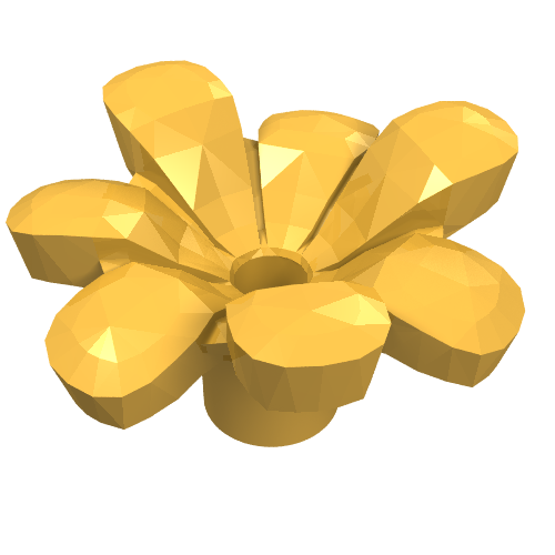 LEGO 32606 - Plant Flower with Bar and Small Pin Hole