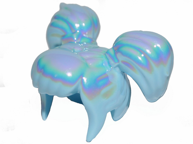 LEGO 34697pb01 - Hair 2 Pig Tails and Bangs, Iridescent print