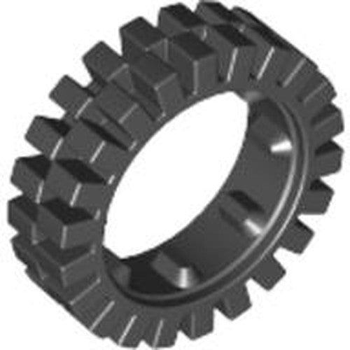 LEGO 3483 - Tire 24mm D. x 8mm Offset Tread - Interior Ridges