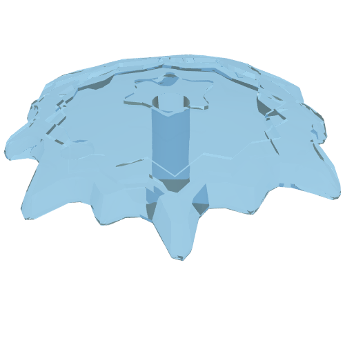 LEGO 35032e - Power Burst, Groot Schild met Bar End
