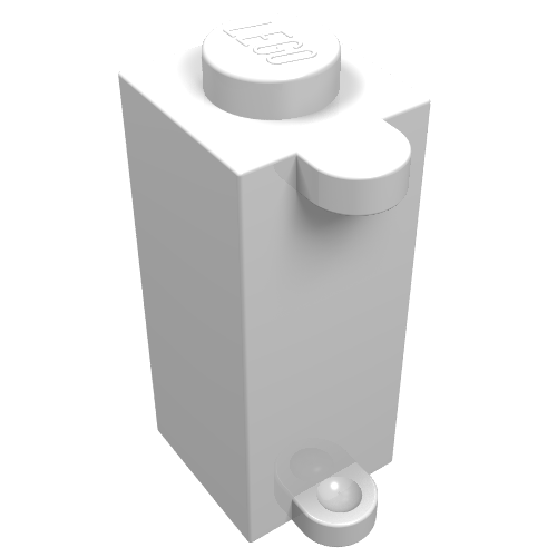 LEGO 3581 - Aangepaste steen 1 x 1 x 2 met Shutter Holder