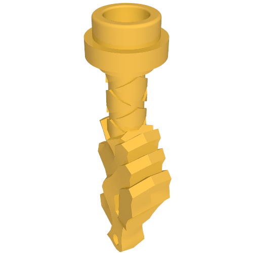 LEGO 36017 - Minifigure, Weapon Sword Hilt with Dragon Head