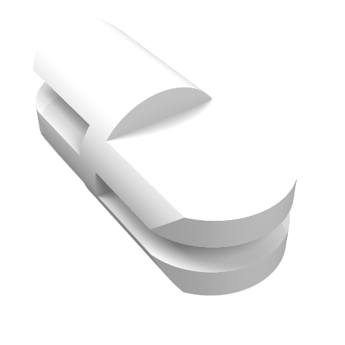 LEGO 3612 - Arm Piece Straight with 2 and 3 Fingers